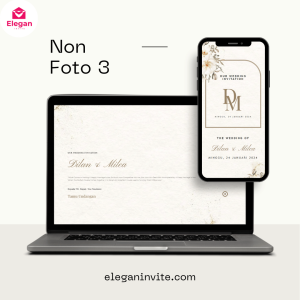 Tema Undangan Pernikahan Non Foto 3
